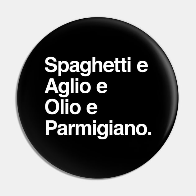 AGLIO E OLIO Pin by The Sample Text