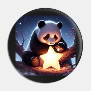 Night Panda Pin