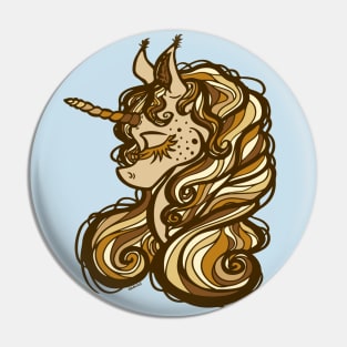 Latte Unicorn Pin