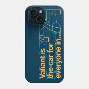 71 Valiant Sedan - The Car for Everyone Phone Case