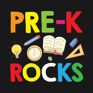 Pre-K Rocks Funny Back To School Teacher Gift T-Shirt