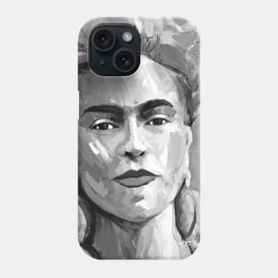 Frida Kahlo Black and White 2 Phone Case