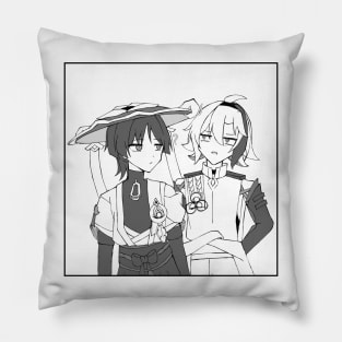 Wanderer and heizou Pillow