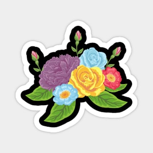 Flower Design Magnet