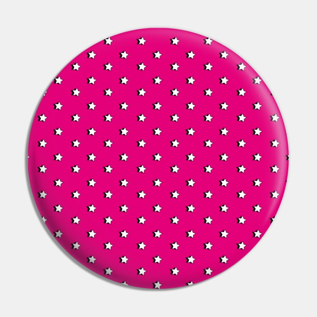 Hot Pink Retro Aesthetic stars / VSCO stars Pin by YourGoods
