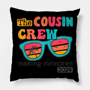 Cousin Crew 2024 Making Memories Summer Family Vacation Pillow