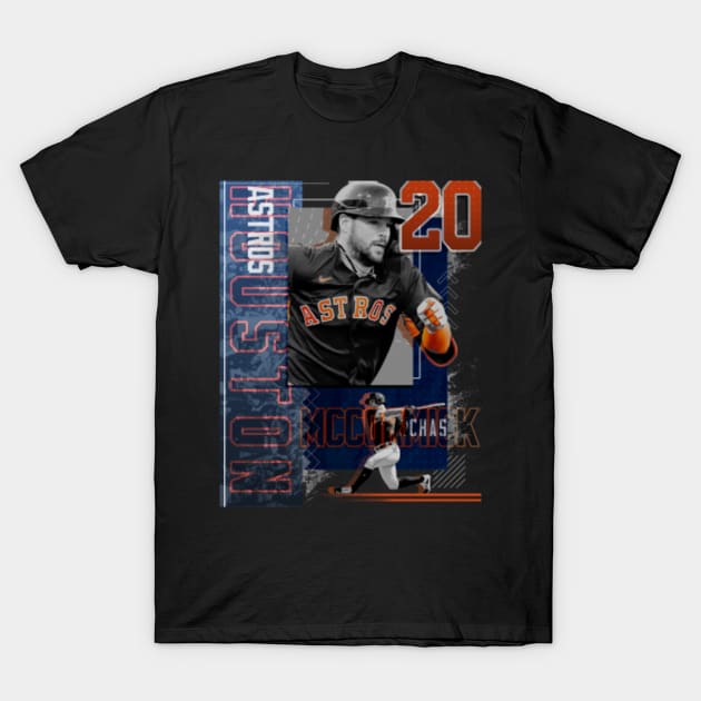 Rinkha Chas McCormick Baseball Paper Poster Astros 2 T-Shirt