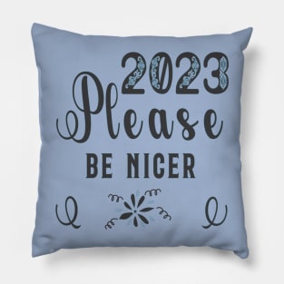 2023 Please be Nicer Pillow