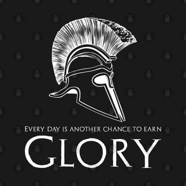 Ancient Greek Glory - Inspirational & Motivational Quote by Styr Designs