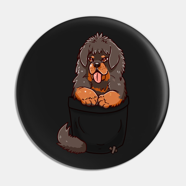 Pocket Tibetan Mastiff - Tibetan Mastiff - Pin | TeePublic Pocket Tibetan Mastiff - Tibetan Mastiff - Pin | TeePublic