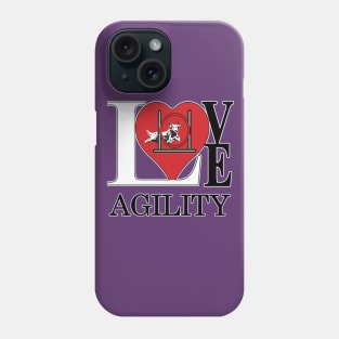 Dog Agility with a Golden Retriever - Agility Love Phone Case