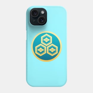 Azai Clan Crest Mitsumori Kikkou ni Hanabishi Phone Case