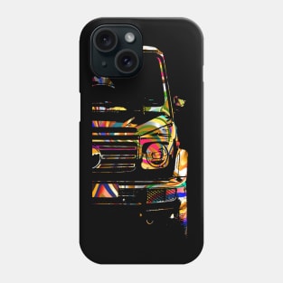 G wagon abstract colorful Phone Case