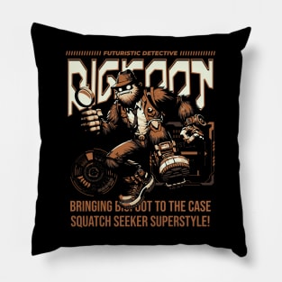 Bigfoot Detective Sci-fi Job Future Mecha Animals Robot Pillow