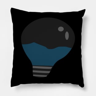 light bulb vector illustration Pillow