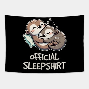 Streamside Serenity Otter's Delight, official Sleepshirt Extravaganza Tapestry