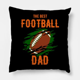 The Best Football Dad Pillow