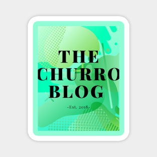 The Churro Blog Green Lava Lamp Magnet