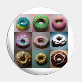 Doughnuts of the universe Pin