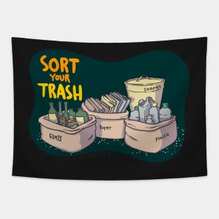 Sort Your Trash Tapestry