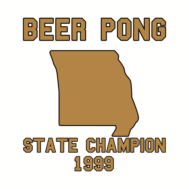 Vintage Missouri Beer Pong State Champion by fearcity
