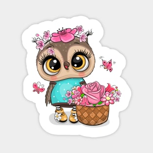 Cute Owl Magnet