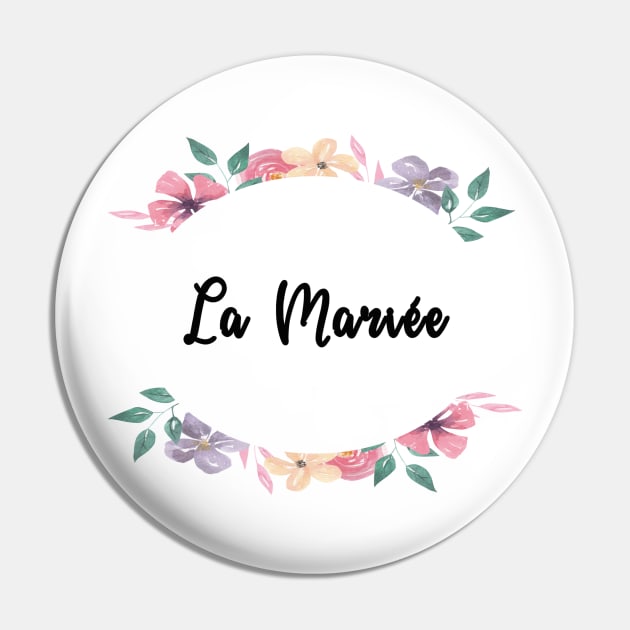 La Mariée floral Pin by ChezALi