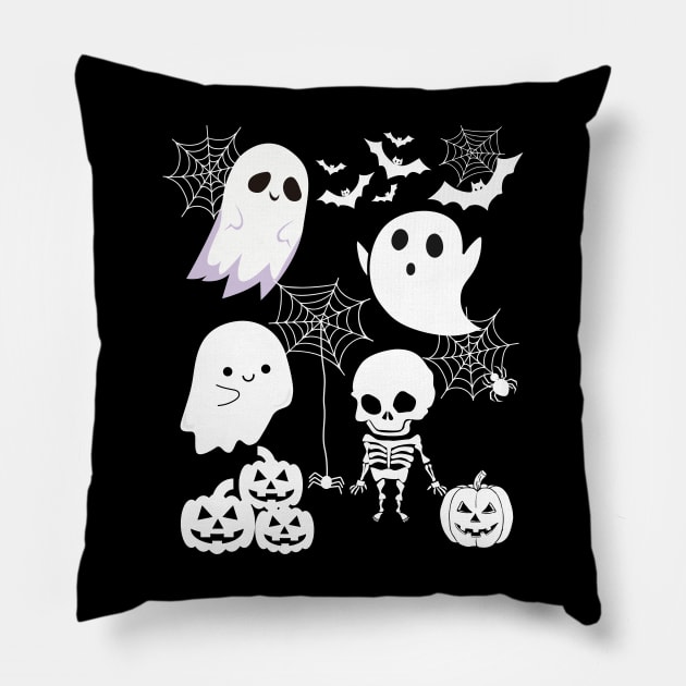 Halloweentown, Halloween Pillow by AvocadoShop