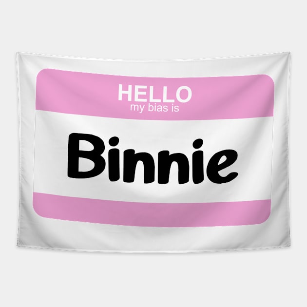 My Bias is Binnie Tapestry by Silvercrystal