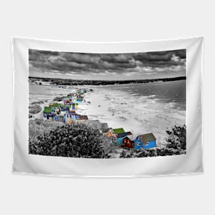 Hengistbury Head Beach Huts Bournemouth Dorset Tapestry