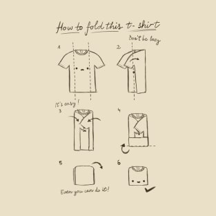 How to fold this T-shirt Tutorial - Funny Joke - Instructions T-Shirt