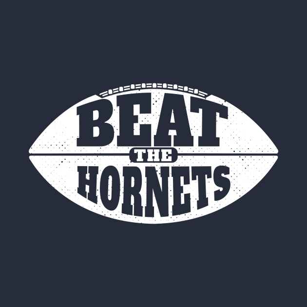 Beat the Hornets // Vintage Football Grunge Gameday by SLAG_Creative