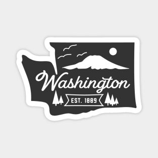 State of Washington Graphic Tee Magnet