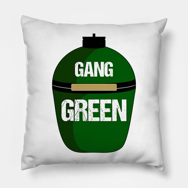 Gang Green BBQ Pillow by nickmelia18