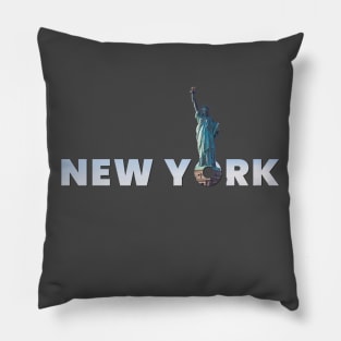 New York - Statue of Liberty Pillow