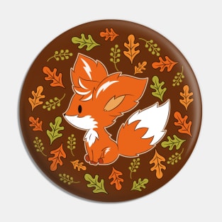 Among Autumn Leaves Pin