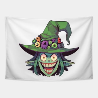 Witch Halloween Tee Tapestry