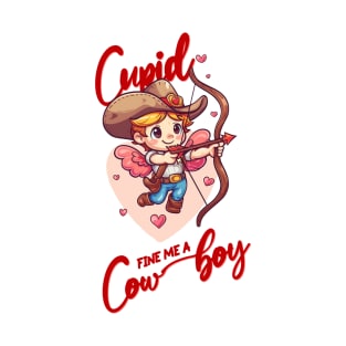 Cowboy Cupid's Heartbreak Roundup Tee: Valentine's Day Gift T-Shirt