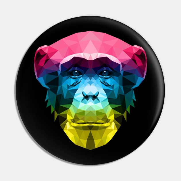 Color Chimp Pin by RekaPixel