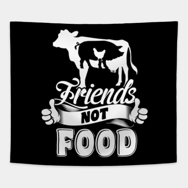 Vegetarian Farm Animal T Shirt Friends Not Food Cow Pig Chicken