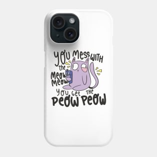 Fierce Feline Defiance Phone Case