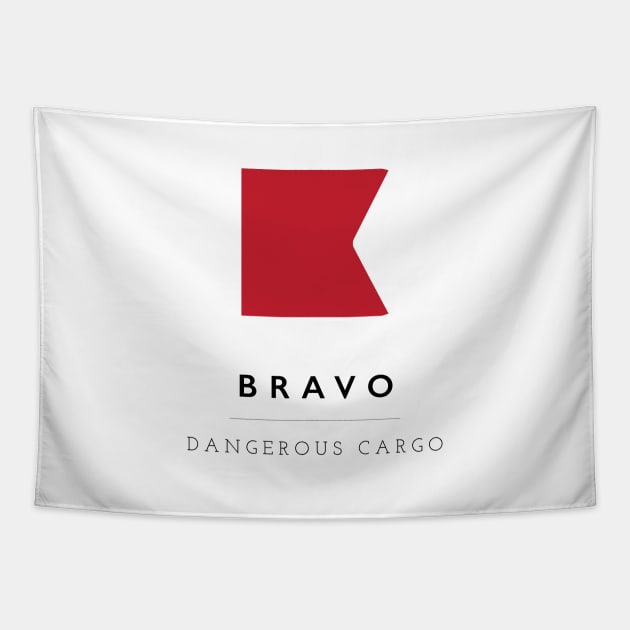 Bravo: ICS Flag Semaphore Tapestry by calebfaires