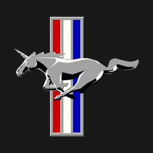 Mustang / Unicorn Emblem Parody T-Shirt