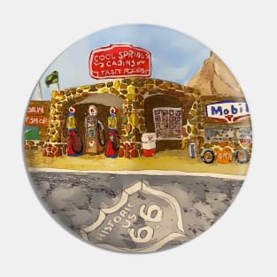 Cool Springs on Route 66 in Arizona Pin