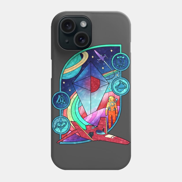 Nms Glass - New Worlds l Phone Case by VixPeculiar