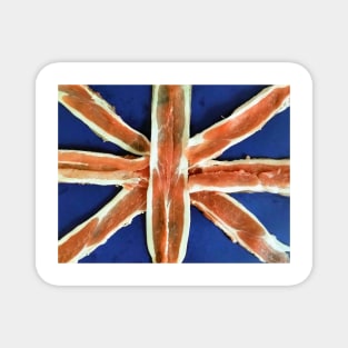 Bacon Union Jack Magnet