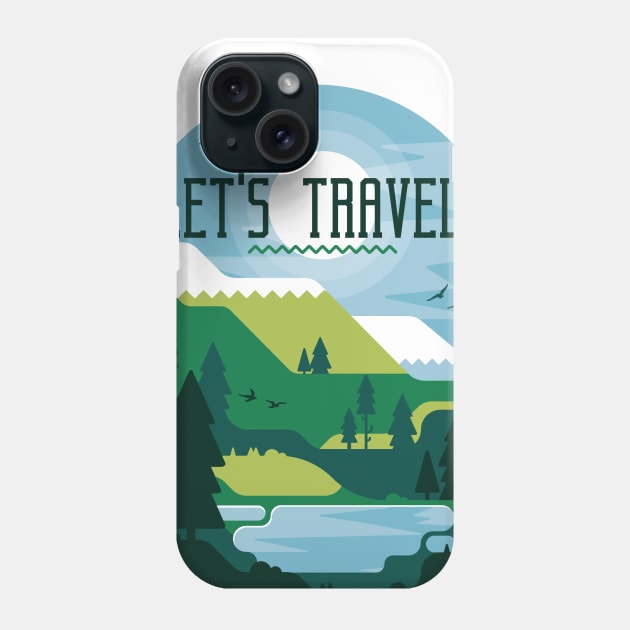 Outdoor Travel Design Phone Case by LR_Collections