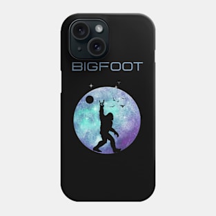 Bigfoot night sky gift Phone Case