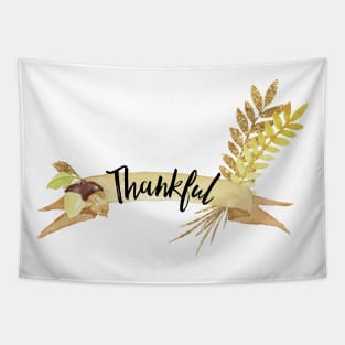 Thankful Harvest Banner Tapestry