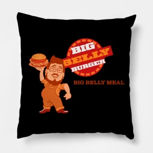 Big Belly Burger Logo Pillow